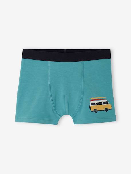 4er-Pack Jungen Boxershorts mit Bio-Baumwolle - aqua - 3