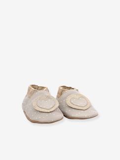 -Baby Krabbelschuhe TINY HEART ROBEEZ, pflanzlich gegerbt