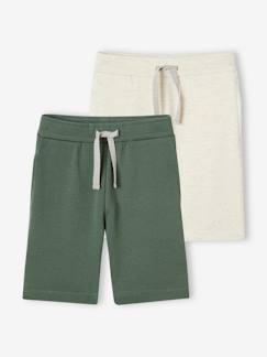 -2er-Pack Jungen Sweat-Shorts BASIC Oeko-Tex