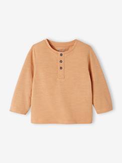 Babymode-Shirts & Rollkragenpullover-Jungen Baby Henley-Shirt BASIC, personalisierbar Oeko-Tex