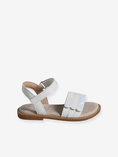 Kinder Klett-Sandalen mit Anziehtrick - weiß - 2