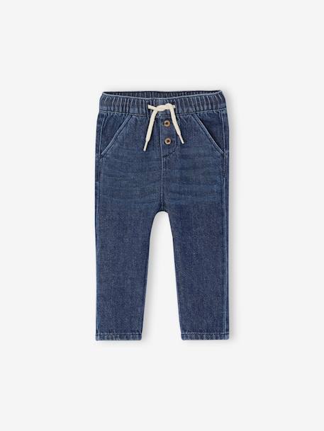 Baby Jeans aus Light-Denim bleached+dunkelblau 8