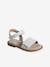 Kinder Klett-Sandalen mit Anziehtrick weiß 1