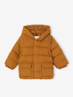 Babymode-Baby Steppjacke mit abnehmbaren Ärmeln, Recycling-Polyester