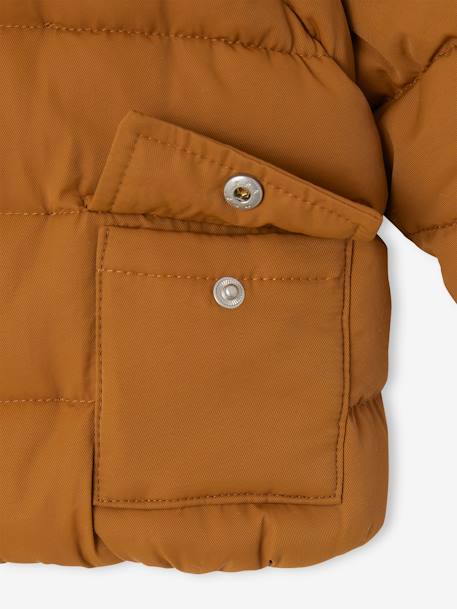 Baby Steppjacke mit abnehmbaren Ärmeln, Recycling-Polyester karamell 6