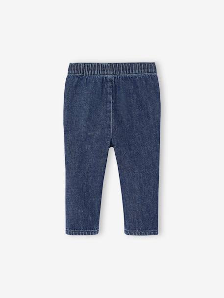 Baby Jeans aus Light-Denim bleached+dunkelblau 9