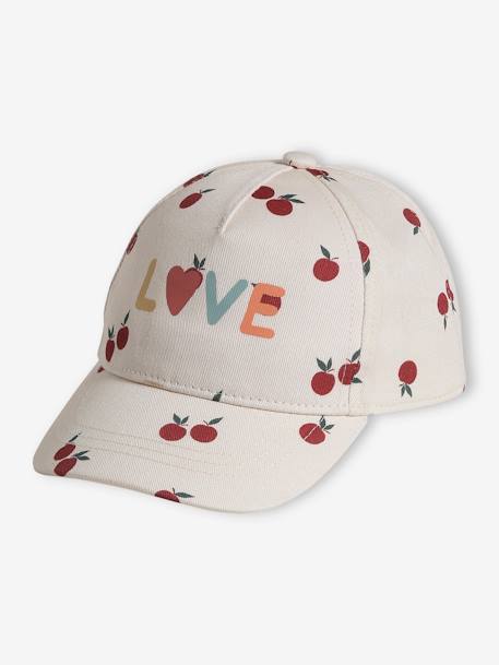 Mädchen Baby Cap, Äpfel wollweiß 4