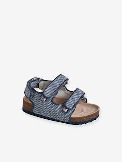 Kinderschuhe-Babyschuhe-Babyschuhe Jungen-Baby Klett-Sandalen mit Muster