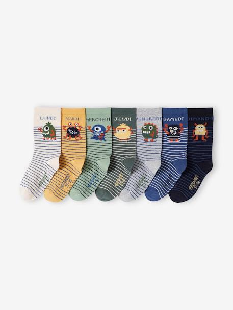 7er-Pack Jungen Socken mit Monster Oeko-Tex - grün - 1