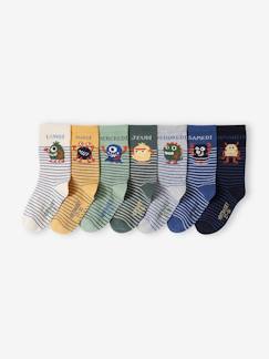 Jungenkleidung-7er-Pack Jungen Socken mit Monster Oeko-Tex