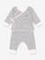 Baby-Set: Cardigan, Hose & Body PETIT BATEAU, Bio-Baumwolle Oeko-Tex marine 2