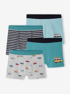 Jungenkleidung-Unterwäsche & Socken-4er-Pack Jungen Boxershorts mit Bio-Baumwolle