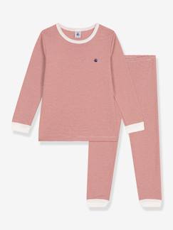 Maedchenkleidung-Geringelter Kinder Schlafanzug PETIT BATEAU