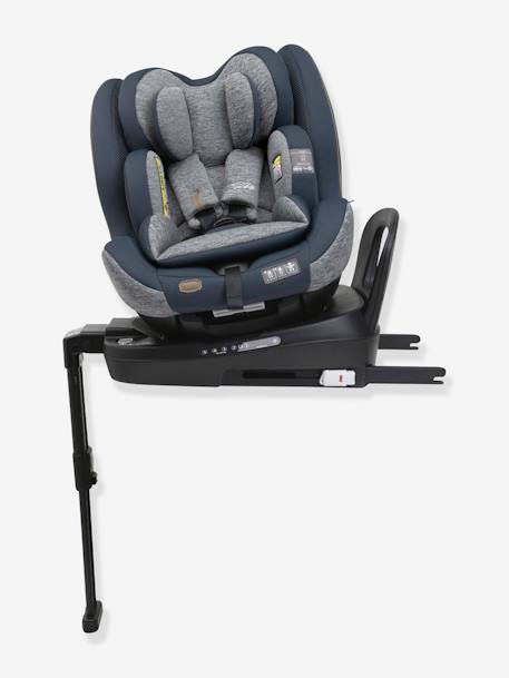 Kindersitz Seat3Fit i-Size Air Melange CHICCO, 40-125 cm, Gr. 0+/1/2 graublau+schwarz 4