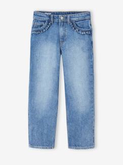 -Gerade Mädchen Jeans, Hüftweite COMFORT