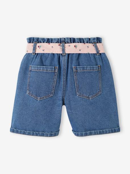 Mädchen Paperbag-Shorts blue stone 4