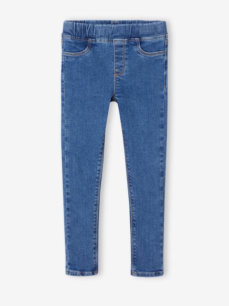 Mädchen Jeggings BASIC Oeko-Tex - blue stone+double stone+grau+jeansblau - 24