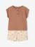 Baby-Set: Henley-Shirt & Shorts, personalisierbar Oeko-Tex mokka 1