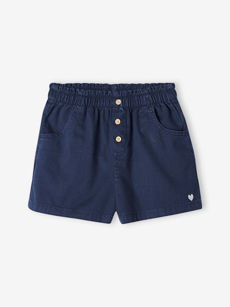 Mädchen Shorts mit Schlupfbund - blush+marine+pastellgelb - 7