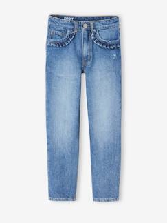 -Gerade Mädchen Jeans, Hüftweite SLIM