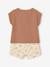 Baby-Set: Henley-Shirt & Shorts, personalisierbar Oeko-Tex mokka 4