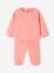 Baby-Set: Sweatshirt & Hose, personalisierbar Oeko-Tex beige meliert+blush 9