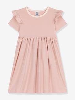 Maedchenkleidung-Geripptes Mädchen Sommerkleid PETIT BATEAU