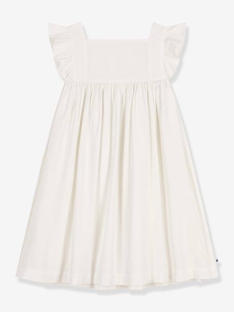 Mädchen Sommerkleid PETIT BATEAU weiß 1