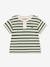 Jungen T-Shirt PETIT BATEAU - grün gestreift - 1