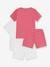 2er-Pack Jungen Sommer-Schlafanzüge PETIT BATEAU - rot gestreift - 3