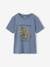 Jungen T-Shirt mit Dino-Print, Recycling-Baumwolle cappuccino+graublau 4