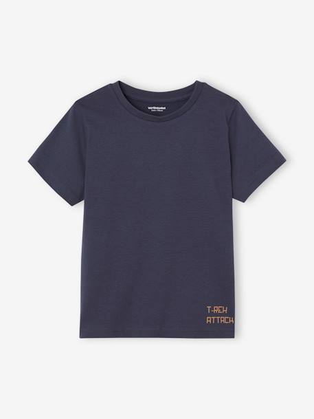 3er-Pack Jungen T-Shirts BASIC Oeko-Tex aqua+azurblau+cappuccino+grün+weiß meliert 18