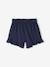 Mädchen Shorts mit Volants blau+marine+wollweiß 5