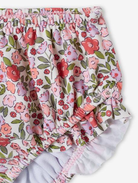 Mädchen Baby-Set mit UV-Schutz: Shirt, Badehose & Sonnenhut Oeko-Tex rosa 8