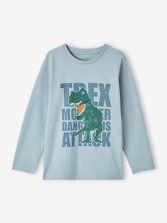 Jungenkleidung-Jungen Shirt mit Print, Recycling-Baumwolle