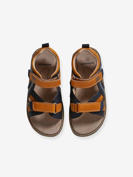 Kinder Sandalen mit Anziehtrick - marine - 4