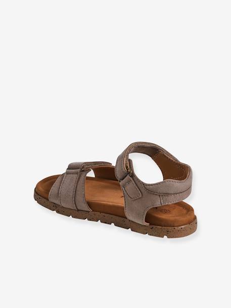 Kinder Klett-Sandalen - marine/karamell+sandfarben - 8