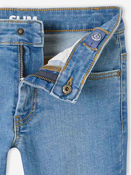 Jungen Slim-Fit-Jeans WATERLESS, Hüftweite COMFORT Oeko-Tex blue stone+dark blue+double stone+dunkelgrau 15