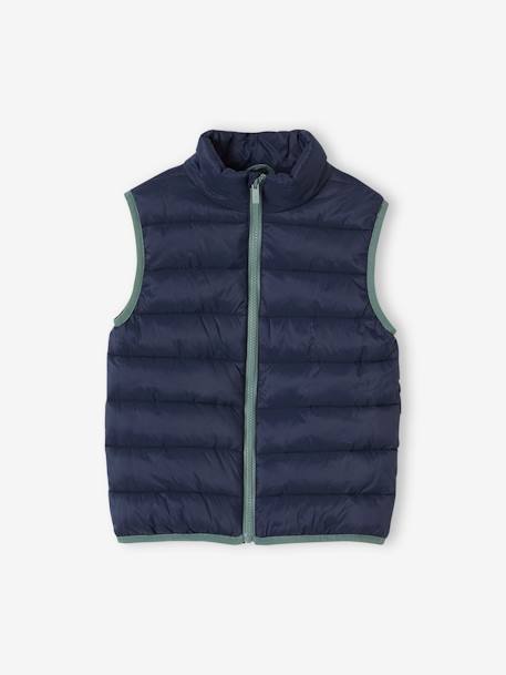 Jungen 3-in-1-Jacke mit Recycling-Polyester marine/blau+salbeigrün 15