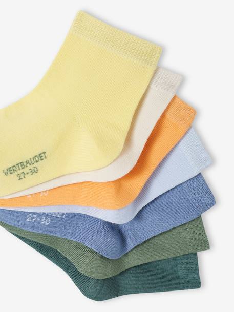 7er-Pack Jungen Socken BASICS Oeko-Tex - himmelblau - 2