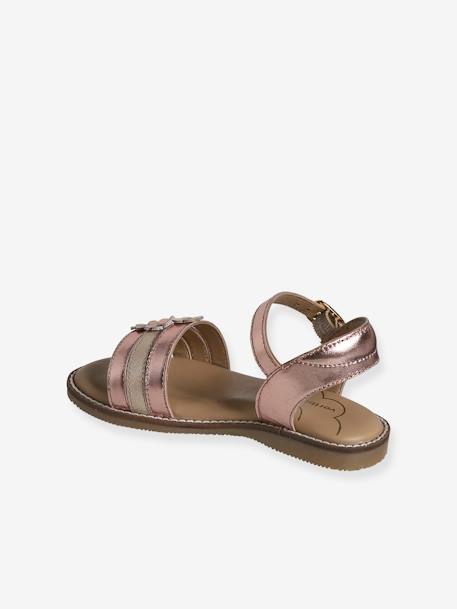 Kinder Sandalen mit Anziehtrick - ocker - 3