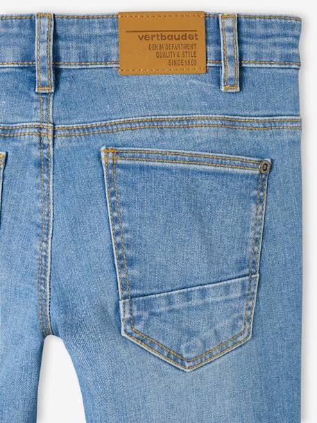 Jungen Slim-Fit-Jeans WATERLESS, Hüftweite COMFORT Oeko-Tex, Bundweite verstellbar blue stone+dark blue+double stone+dunkelgrau 16