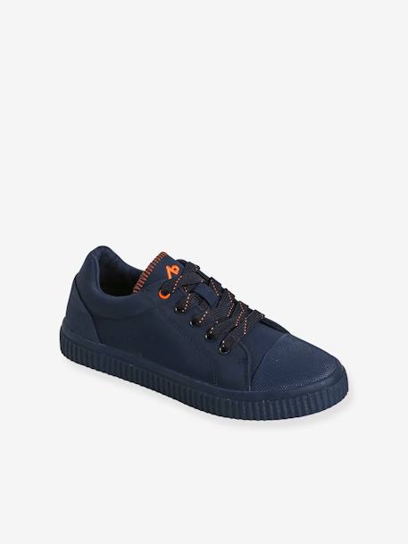 Kinder Stoff-Sneakers mit Reißverschluss - marine - 1