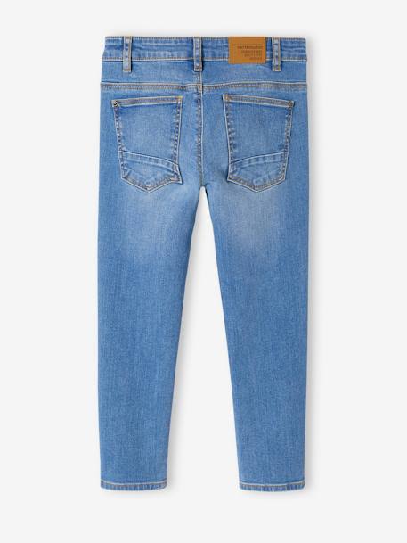 Jungen Slim-Fit-Jeans WATERLESS, Hüftweite COMFORT Oeko-Tex, Bundweite verstellbar blue stone+dark blue+double stone+dunkelgrau 14