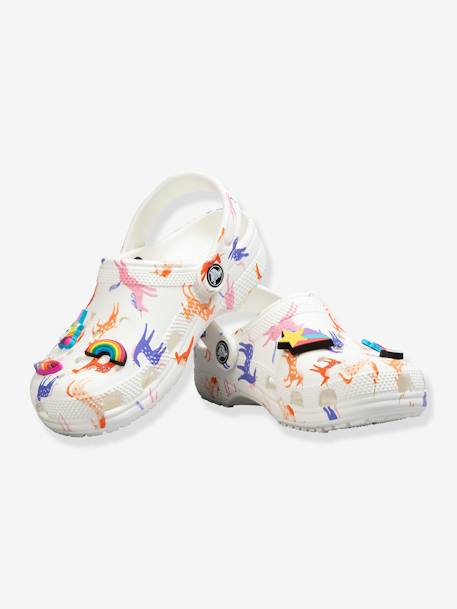 Kinder Clogs Clog T Unicorn CROCS rot bedruckt 1