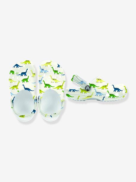 Kinder Clogs Clog T Dinosaure CROCS grün bedruckt 2