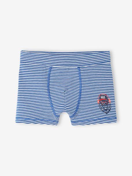 7er-Pack Jungen Boxershorts mit Bio-Baumwolle, Bären - königsblau - 2