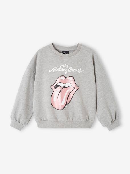 Kinder Sweatshirt The Rolling Stones grau meliert 1