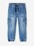 Jungen Cargo-Jeans mit Dehnbund Oeko-Tex, Bundweite verstellbar blue stone+double stone 8