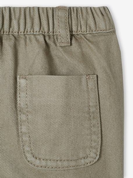 Baby Shorts mit Dehnbund - khaki - 4